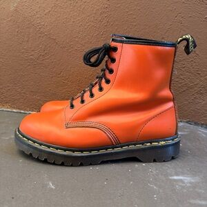 VINTAGE Dr. Martens MIE Orange in UK 8.5!